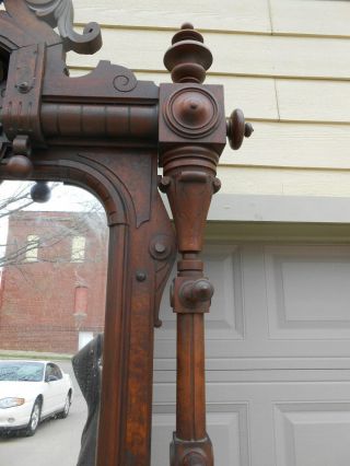 A Fine Monumental Walnut Victorian Renaissance Hall Tree Umbrella Stand 3