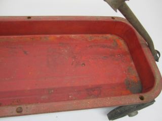 Vtg Radio Flyer Town and Country Radio Line W/ Metal Sideboard Wagon Pull Toy 10
