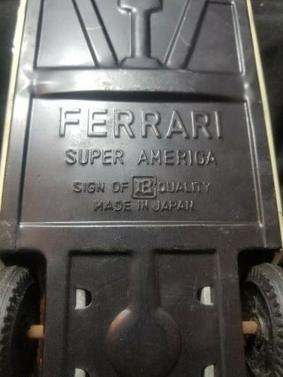 BANDAI FERRARI AMERICA BIG TIN FRICTION TOY JAPAN 10