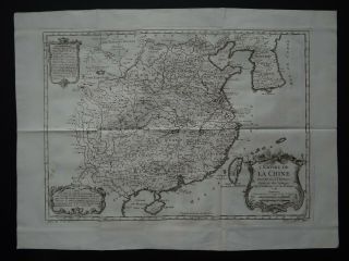 1748 Bellin Atlas Map China - L 