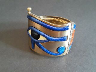 King Tut MMA 1976,  Brass Eye of Horus Bracelet 2