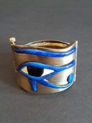 King Tut MMA 1976,  Brass Eye of Horus Bracelet 9