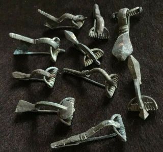 Roman Celtic Germany Tribes Ancient Brooches Fibula Artifacts 2 Century Ad