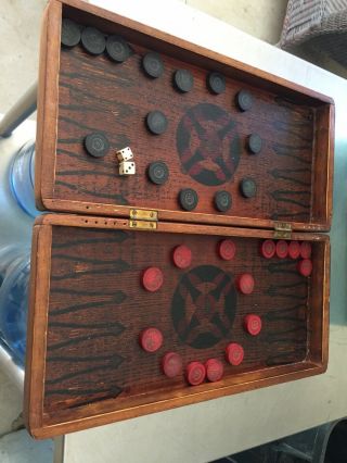 Old Backgammon Game