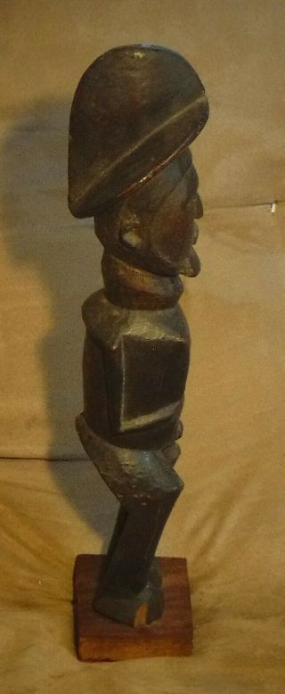 Wooden Dogon Figure Mali Culture Antique Tribal Hand - Carved Man Statue 6