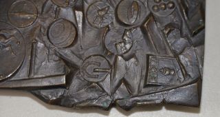 A Bar A Ranch,  Wyoming - Bronze Plaque c.  1988 7