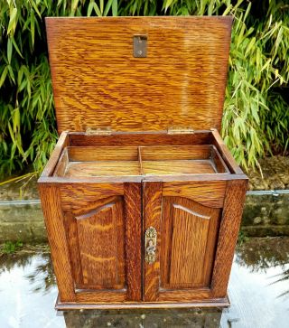 Oak Smokers Cabinet 4
