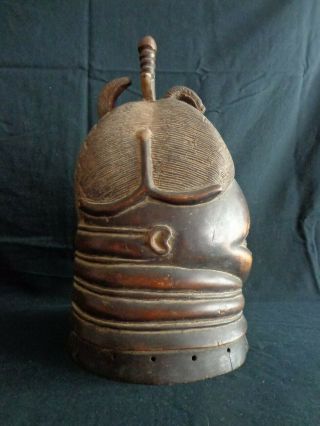 Exquisite Mende Helmet Mask Sande Society Sierra Leone West Africa Bundu Sowei 3