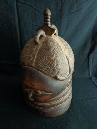 Exquisite Mende Helmet Mask Sande Society Sierra Leone West Africa Bundu Sowei 9