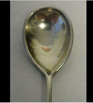 Antique Russian Silver 84 Cloisonne Shaded Enamel Spoon By Ivan Saltykov 7