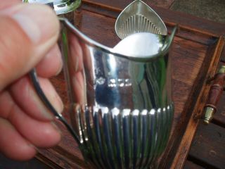Sterling Silver 3 Piece Tea Set by Wm Hutton,  London 1900.  848 gms,  Not scrap. 7