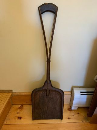 Antique Wooden Shovel Vintage Country Primitive A,  W/ Patina 2