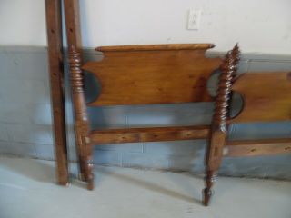 Early Antique Rope Twin Bed 2