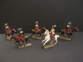 All Cbg Mignot 5 Horsemen Mousquetaires Du Roi Lead Toy Soldier 1950