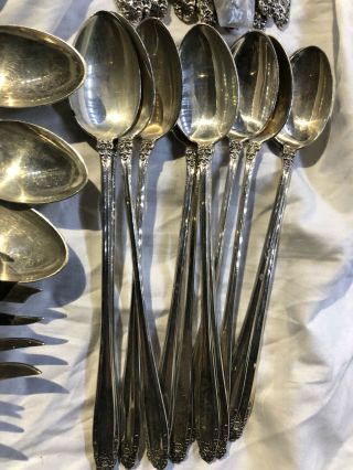 International Sterling Flatware 91 Piece Set 3000 Grams Silver 925 4