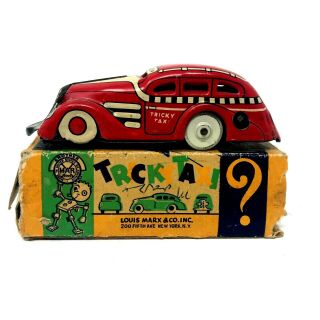 Marx Toys Tricky Taxi,  Mechanical Toy,  Vintage,  1930 