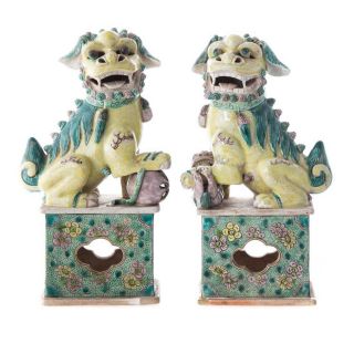 Antiques Chinese Foo Dogs,  Christie 