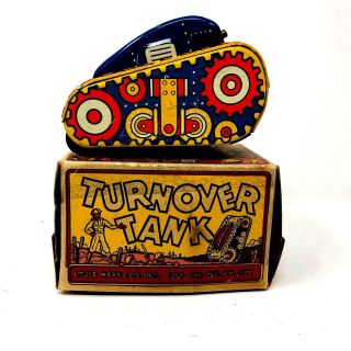 Marx Toys Vintage Turn Over Tank 5,  (ee)