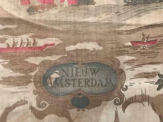 19th CENTURY ROLLER PRINTED COTTON TOILE DE JOUY,  AMERICAN OR ENGLISH 116 5