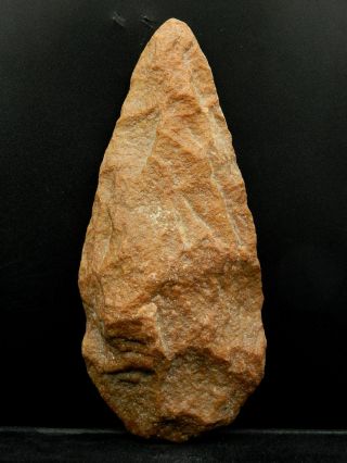 Ancient Quartzite Hand Axe - Acheulean Civilization - 17 Cm Long - Sahara