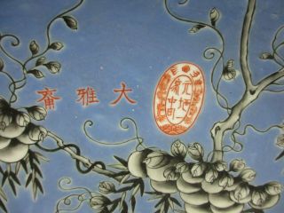 Chinese Antique Porcelain famille verte Flower and Bird Patterns plate 5