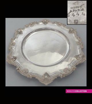 Odiot : Antique 1900s French Sterling Silver Platter/tray/dish Louis Xiv Style