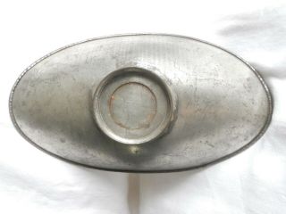 Vintage Antique General Store Galvanized Scale Pan Hardware Tray 12 