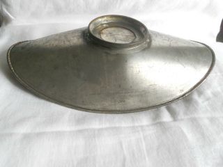 Vintage Antique General Store Galvanized Scale Pan Hardware Tray 12 