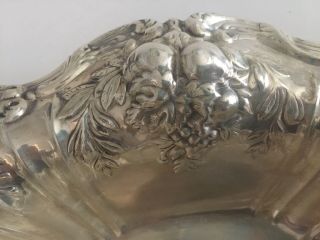 Reed & Barton Francis I Sterling Silver Large Bowl X566 Footed Oval 10