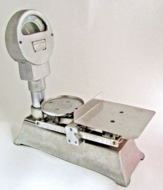 Vintage Berglund Swift Weight Industrial Parking Meter Scale 5 Lb.  Aluminum
