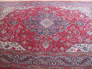 An Old Handmade Tabris Azerbaijan Oriental Carpet (346 X 250 Cm)