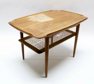 Mid Century Poul Jensen For Selig Side Table Danish 1960s Teak