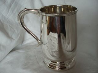 Pint Tankard Sterling Silver Birmingham 1938