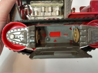 VTG Nomura Japan Showa Lited Piston Action Tin Tractor Toy 1950’s w/Box 6