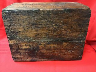 Antique /Vintage Bromo - Seltzer Wood Crate 1890 ' s - 1920 ' s Rare ? 6