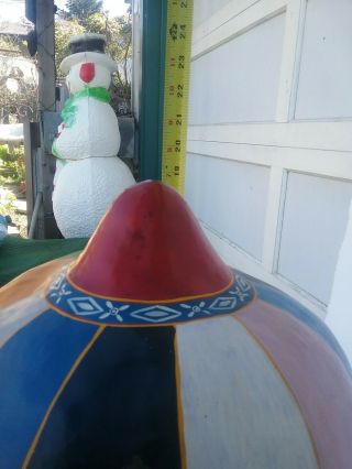 Vintage Folk Art Wooden Hand Carved Carousel Mexican/Central Amer.  Special Item 12