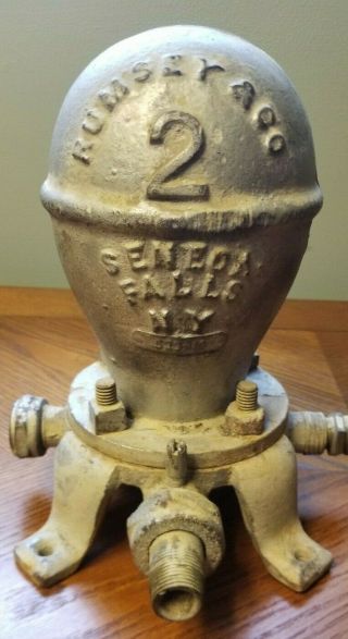 Rumsey 2 Hydraulic Water Ram Pump – Antique Cast Iron