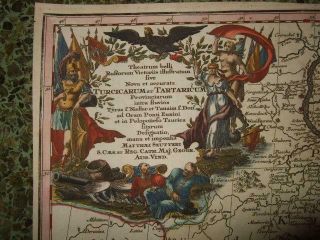 1730s,  XL - S.  RUSSIA,  UKRAINE,  WAR MAP,  TATARY - CRIMEA,  KIEV,  ROSTOV,  DONETSK,  COSSACKS 2
