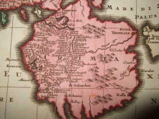 1730s,  XL - S.  RUSSIA,  UKRAINE,  WAR MAP,  TATARY - CRIMEA,  KIEV,  ROSTOV,  DONETSK,  COSSACKS 4