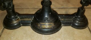 Vintage Henry Troemner Cast Iron Scale Model No 3 w/ 4 lb.  Weight 6 Lb Capacity 6