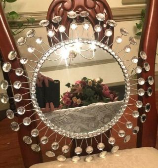Spectacular Unique Vintage Mid - Century Mirror