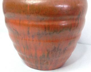 Vtg Arts & Crafts LAMP North Carolina/NC Cole era Art Pottery Ringware Vase NR 4