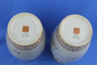 Vintage Jingdezhen Signed Calligraphy China Vases - Poetry: Wang Wei 王維; 699–759 2