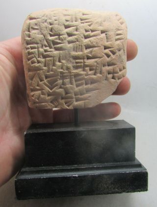 Circa 3000bc Ancient Near Eastern Clay Tablet Fragment Early Form Of Writing