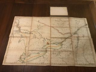 Smyth ' s Map of Upper Canada.  Published 1813 by Prior & Dunning 1st Ed.  Cased Map 2