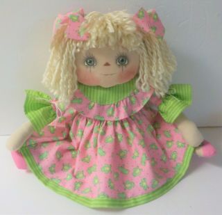 Primitive Raggedy Ann DOLL SUMMER CALICO 