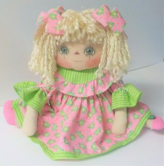 Primitive Raggedy Ann DOLL SUMMER CALICO 