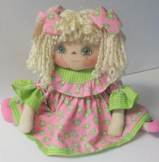 Primitive Raggedy Ann DOLL SUMMER CALICO 