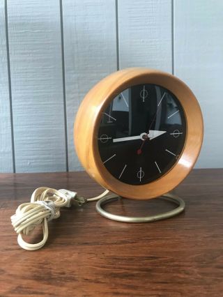 Vintage George Nelson Desk Clock / Howard Miller Chronopak 2