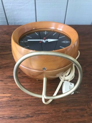 Vintage George Nelson Desk Clock / Howard Miller Chronopak 3
